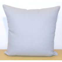 Coussin déhoussable coton Jaya gris clair 40x40cm - INVENTIV